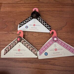 Lot of 3 Lindsay-Phillips SwitchFlops New